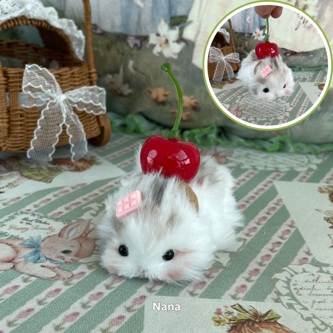 Lying Hamsters Figurines