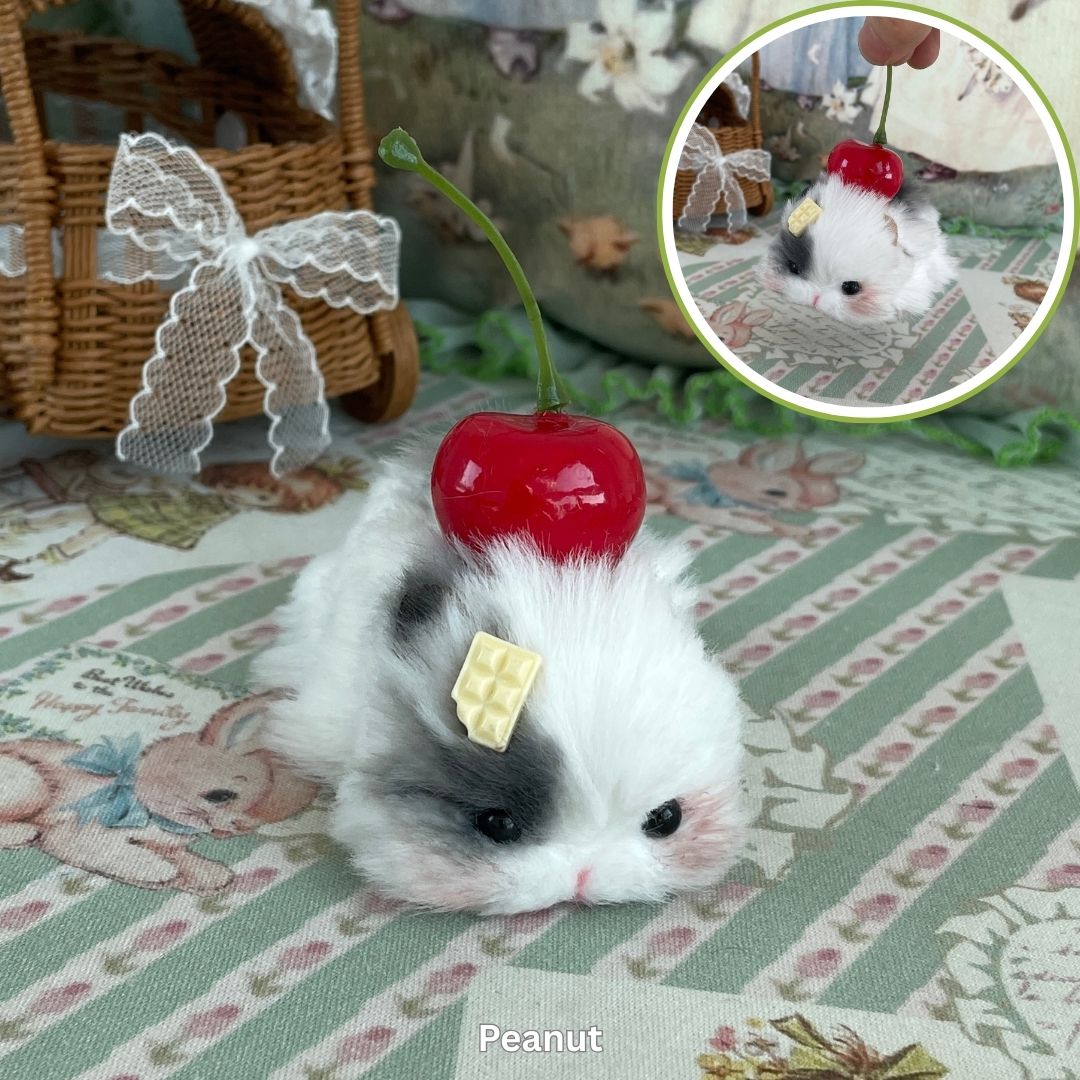 Lying Hamsters Figurines
