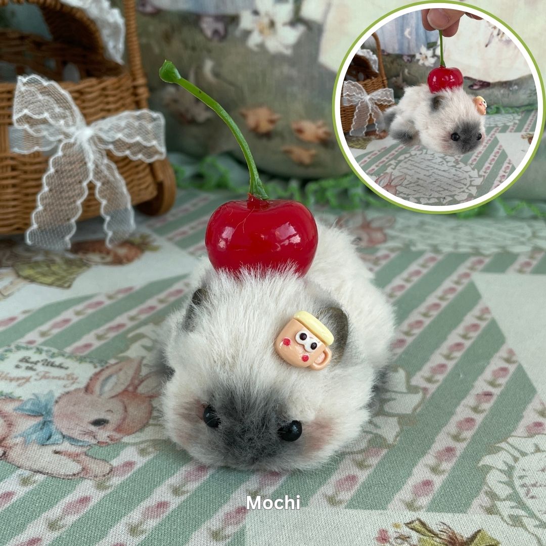 Lying Hamsters Figurines