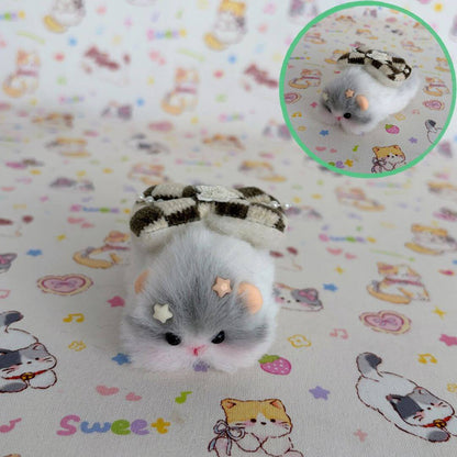 Lying Hamsters Figurines