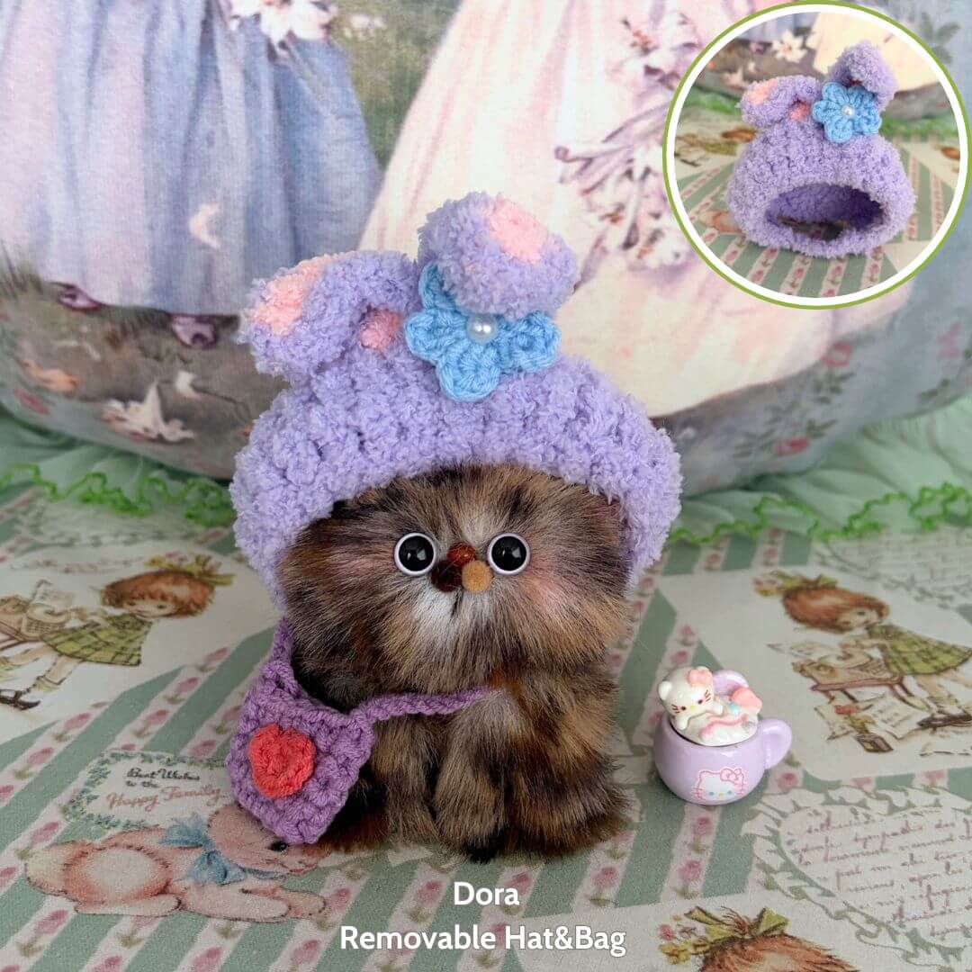 Fluffy Hoodie Kittens