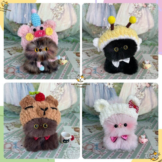 Fluffy Hoodie Kittens