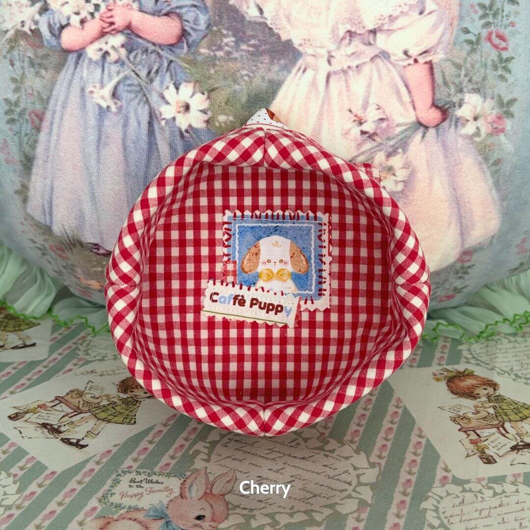 Gingham Cat Catch-All Tray
