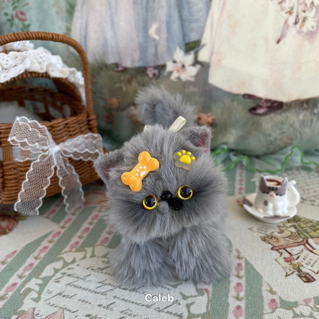 Handmade Fluffy Kitten - Gray Collection