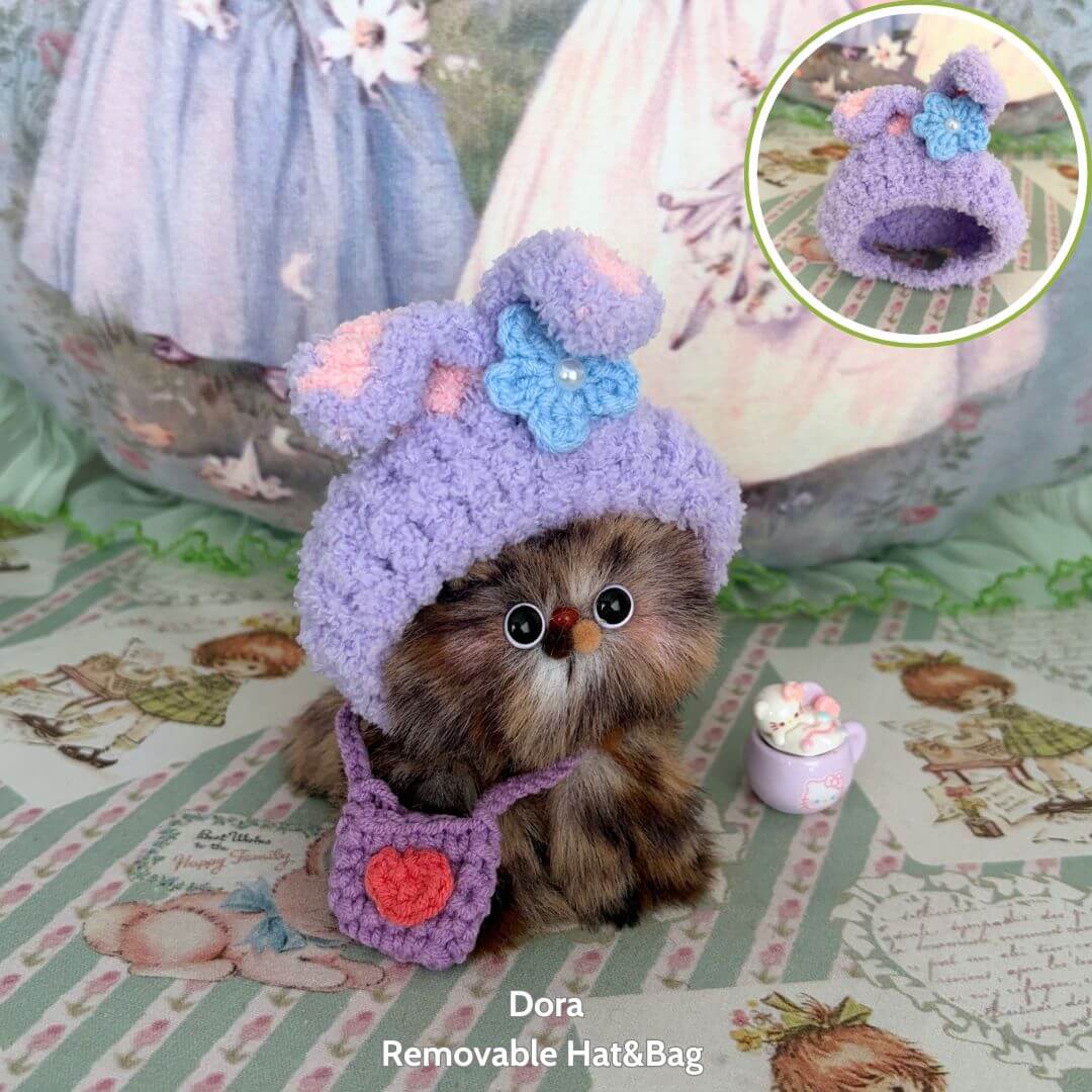 Fluffy Hoodie Kittens