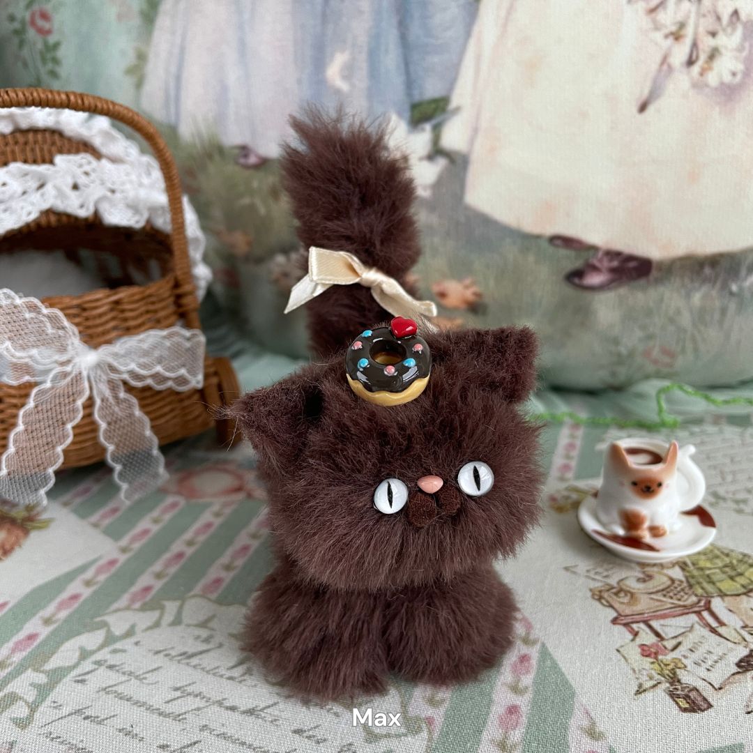 Handmade Fluffy Kitten - Brown Collection