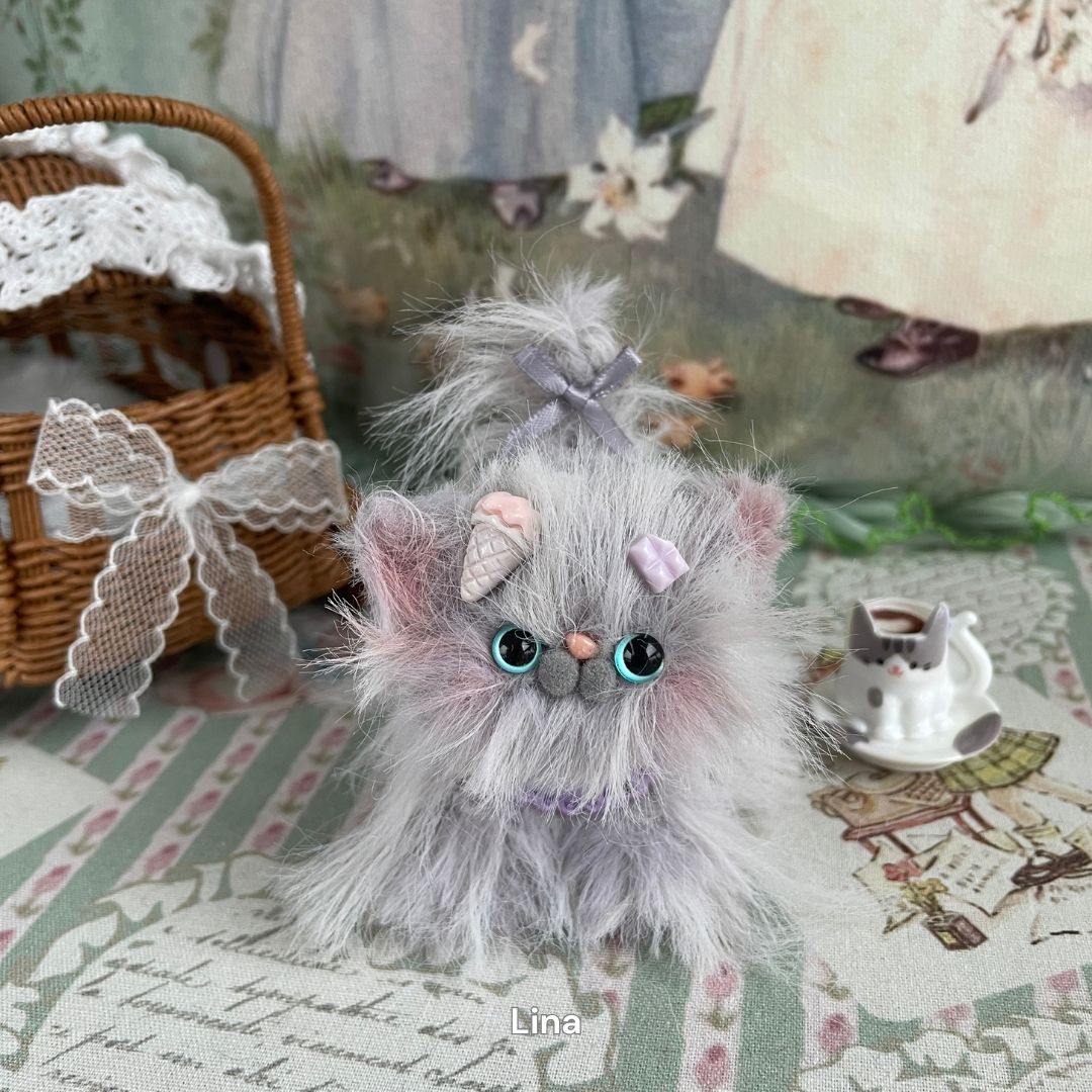 Handmade Fluffy Kitten - Siberian Snuggle Collection