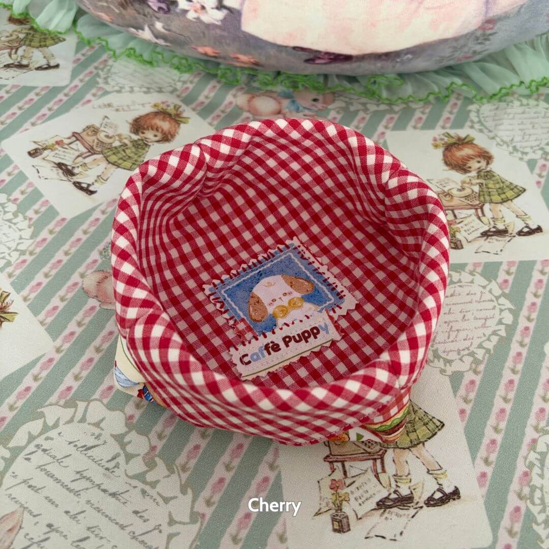 Gingham Cat Catch-All Tray