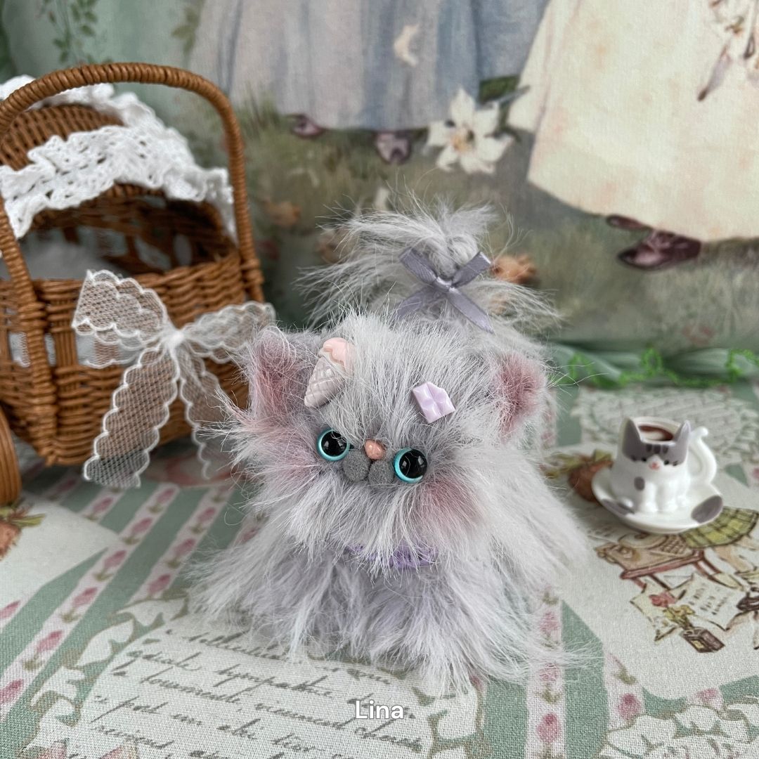 Handmade Fluffy Kitten - Siberian Snuggle Collection