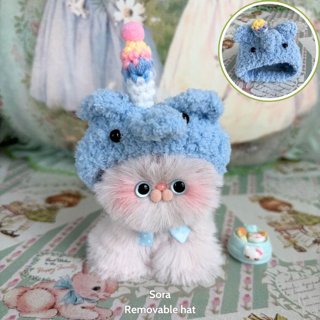 Fluffy Hoodie Kittens