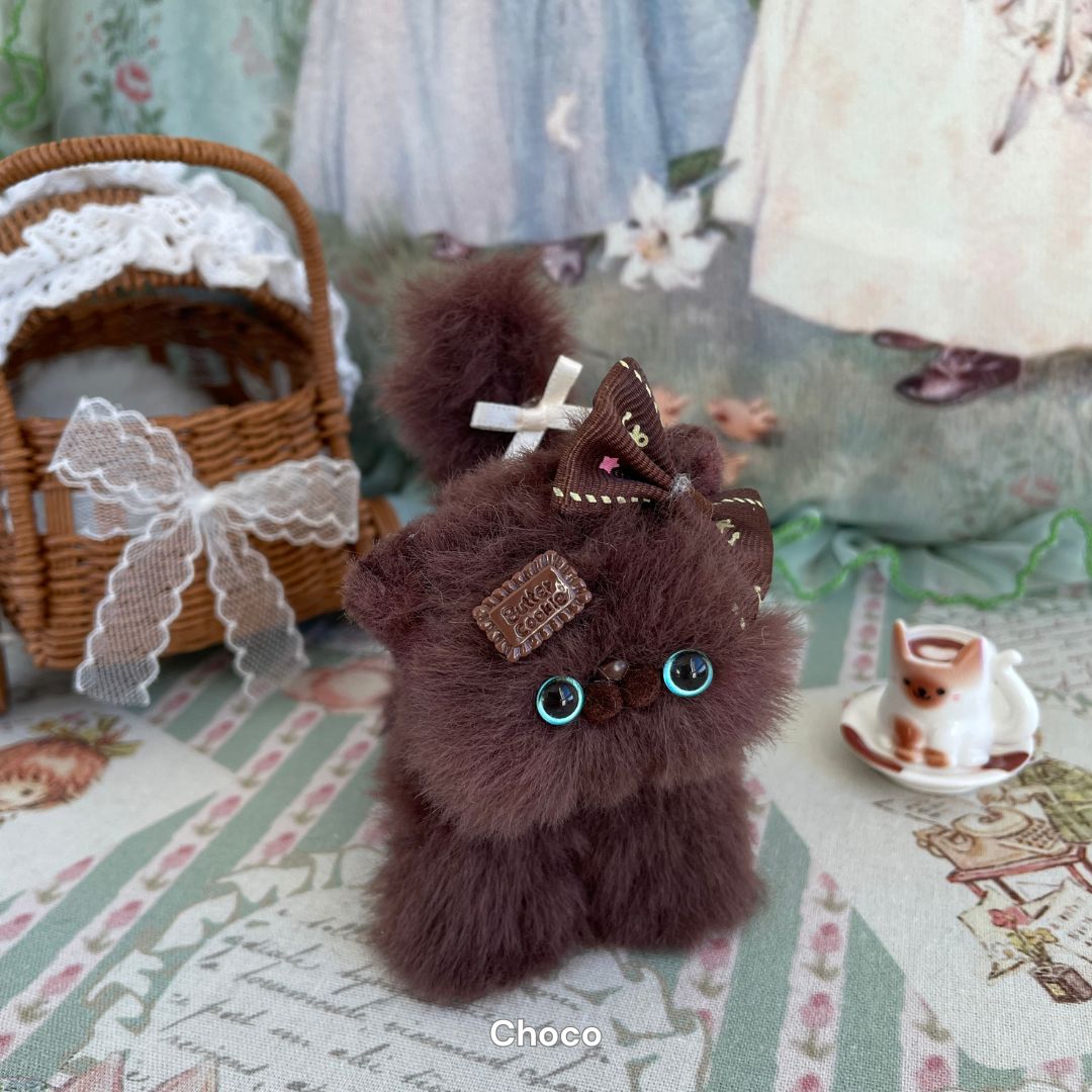 Handmade Fluffy Kitten - Brown Collection