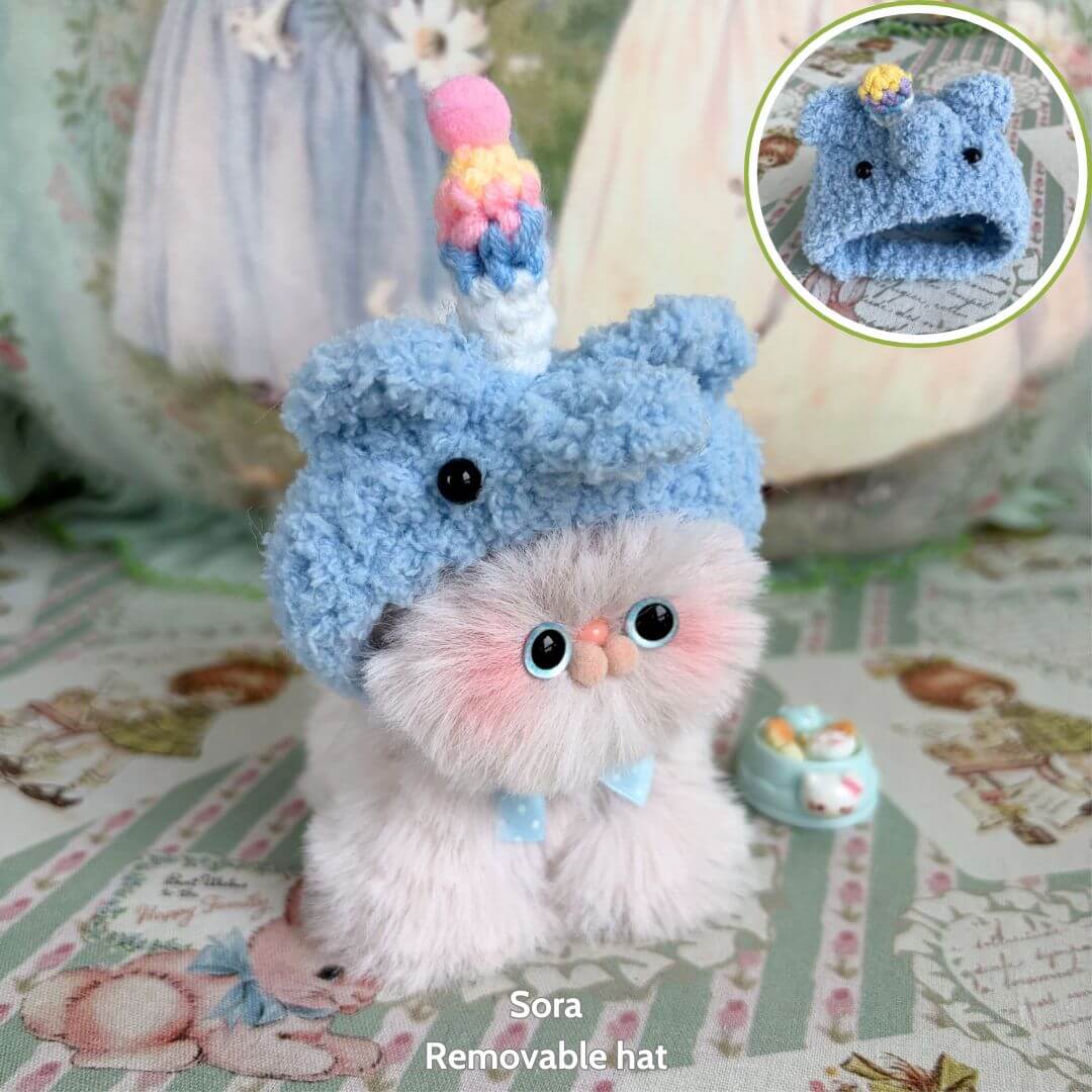 Fluffy Hoodie Kittens