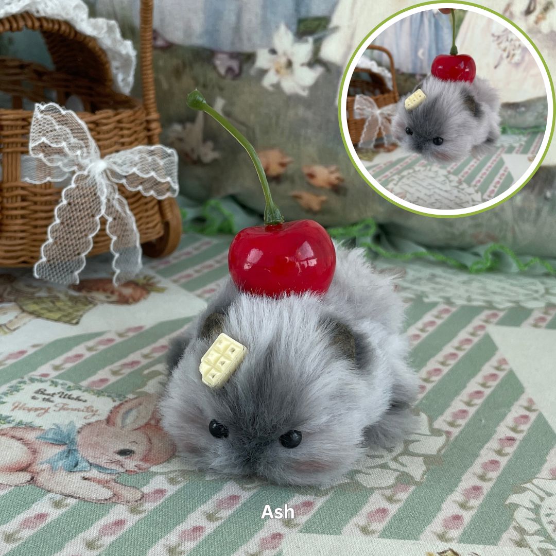 Lying Hamsters Figurines