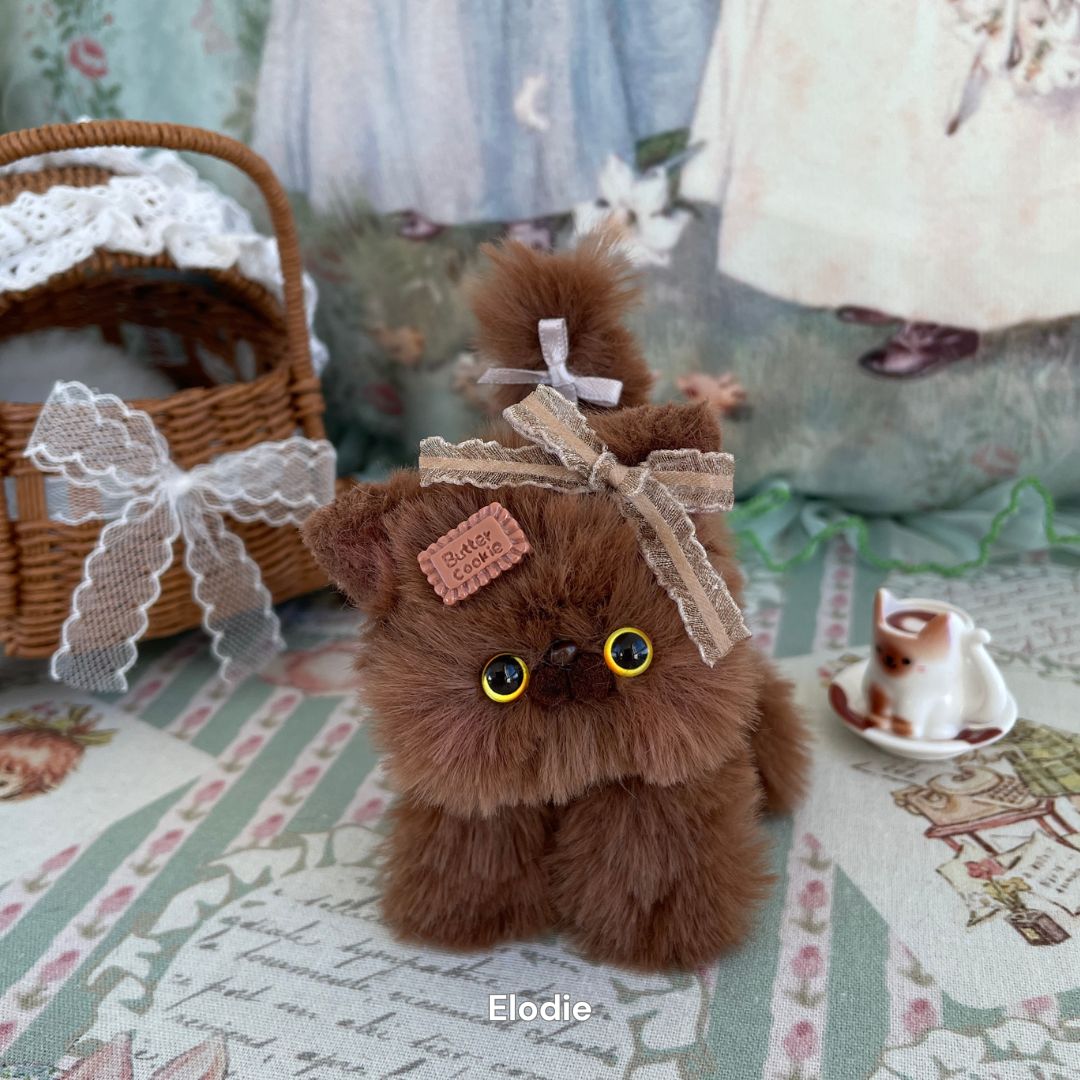 Handmade Fluffy Kitten - Brown Collection