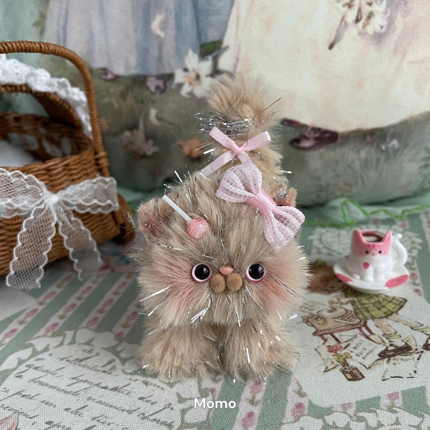 Handmade Fluffy Kitten - Brown Collection