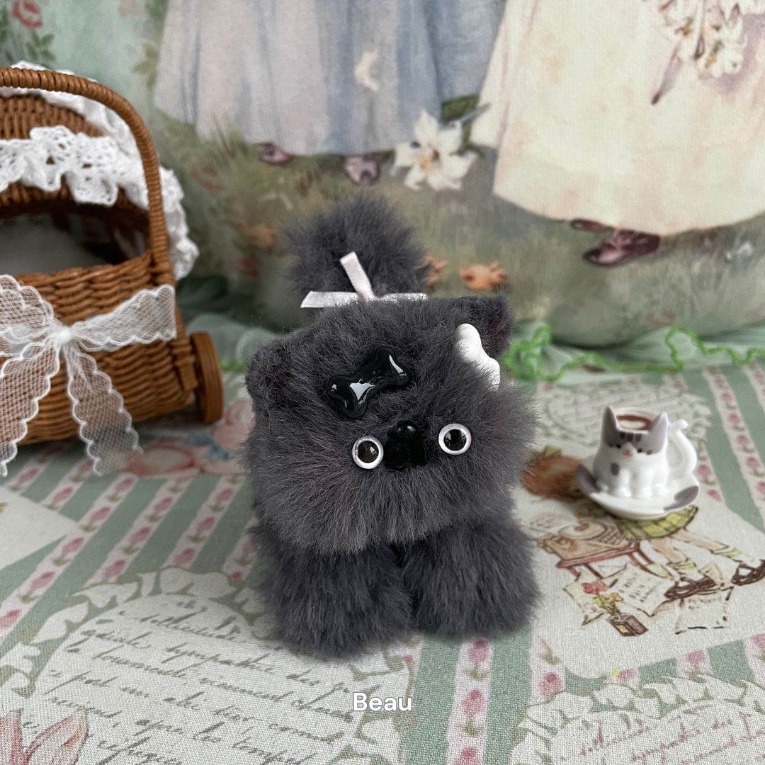 Handmade Fluffy Kitten - Gray Collection