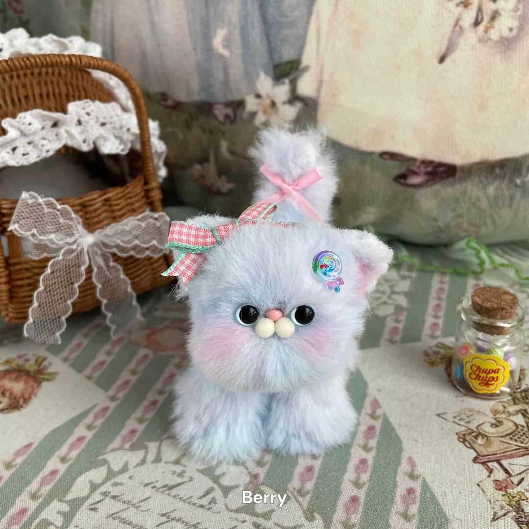 Handmade Fluffy Kitten - Fruity Collection