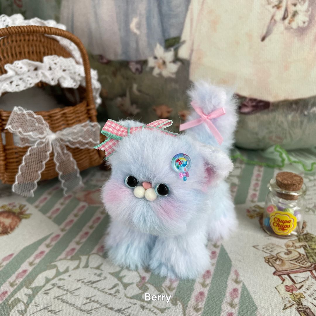 Handmade Fluffy Kitten - Fruity Collection