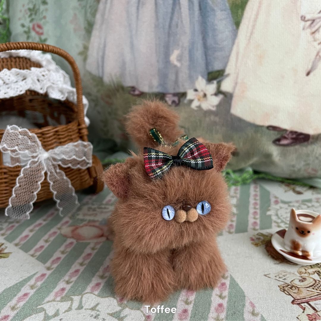 Handmade Fluffy Kitten - Brown Collection