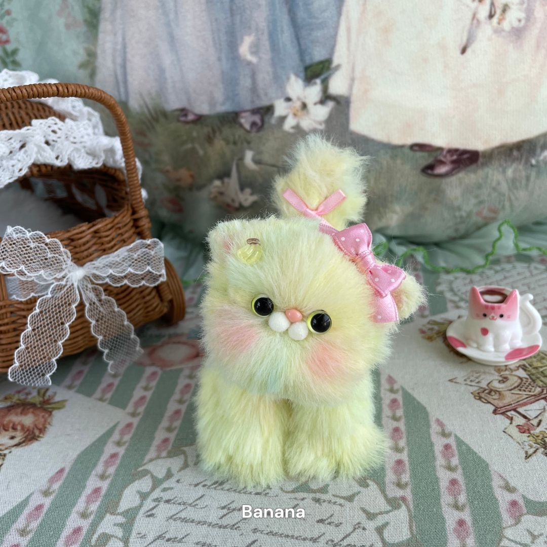 Handmade Fluffy Kitten - Fruity Collection