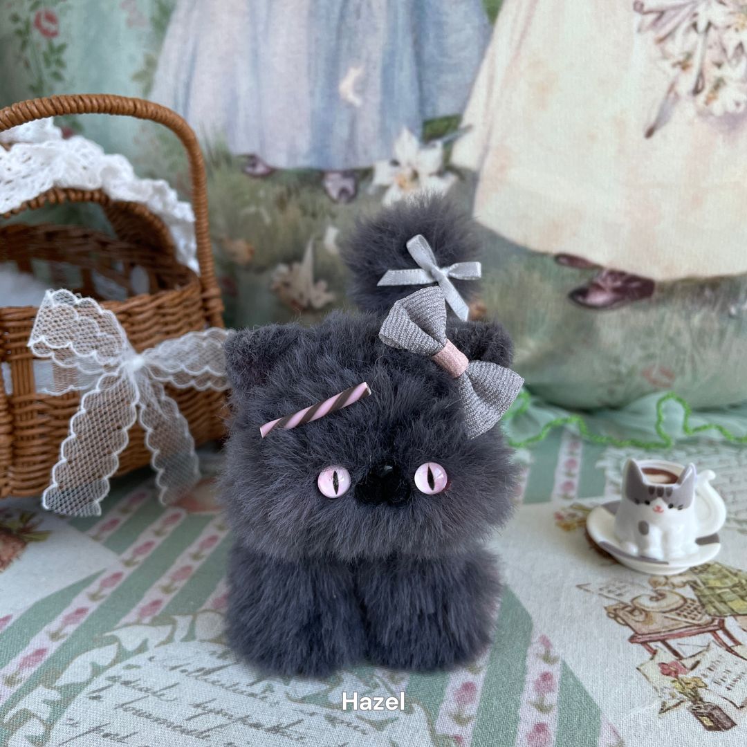 Handmade Fluffy Kitten - Gray Collection