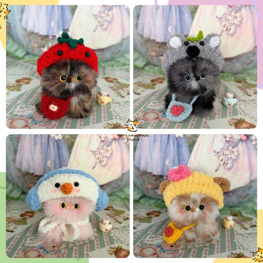 Fluffy Hoodie Kittens