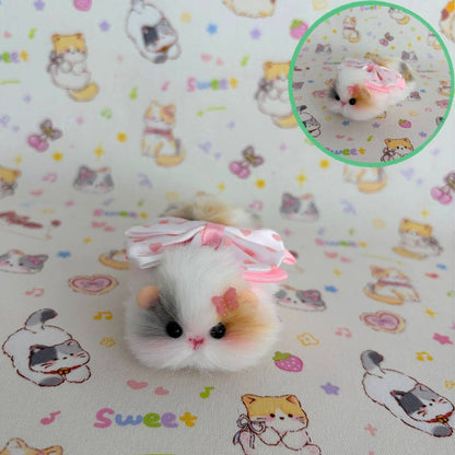 Lying Hamsters Figurines