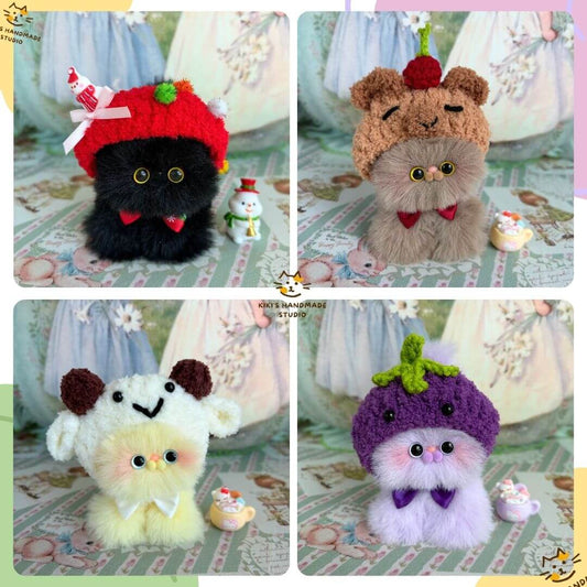 Fluffy Hoodie Kittens