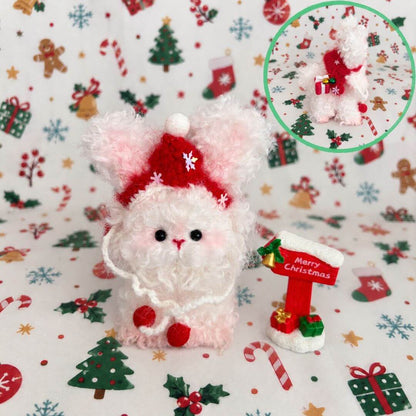 Christmas Bunny & Puppy