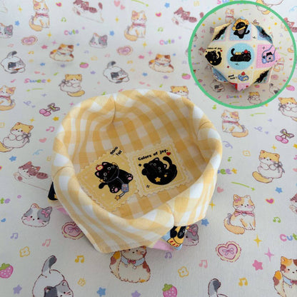 Gingham Cat Catch-All Tray