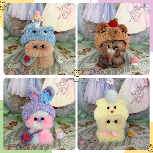 Fluffy Hoodie Kittens