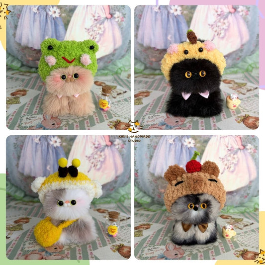 Fluffy Hoodie Kittens