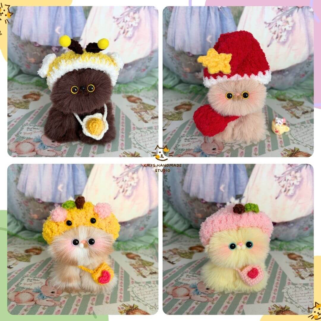 Fluffy Hoodie Kittens