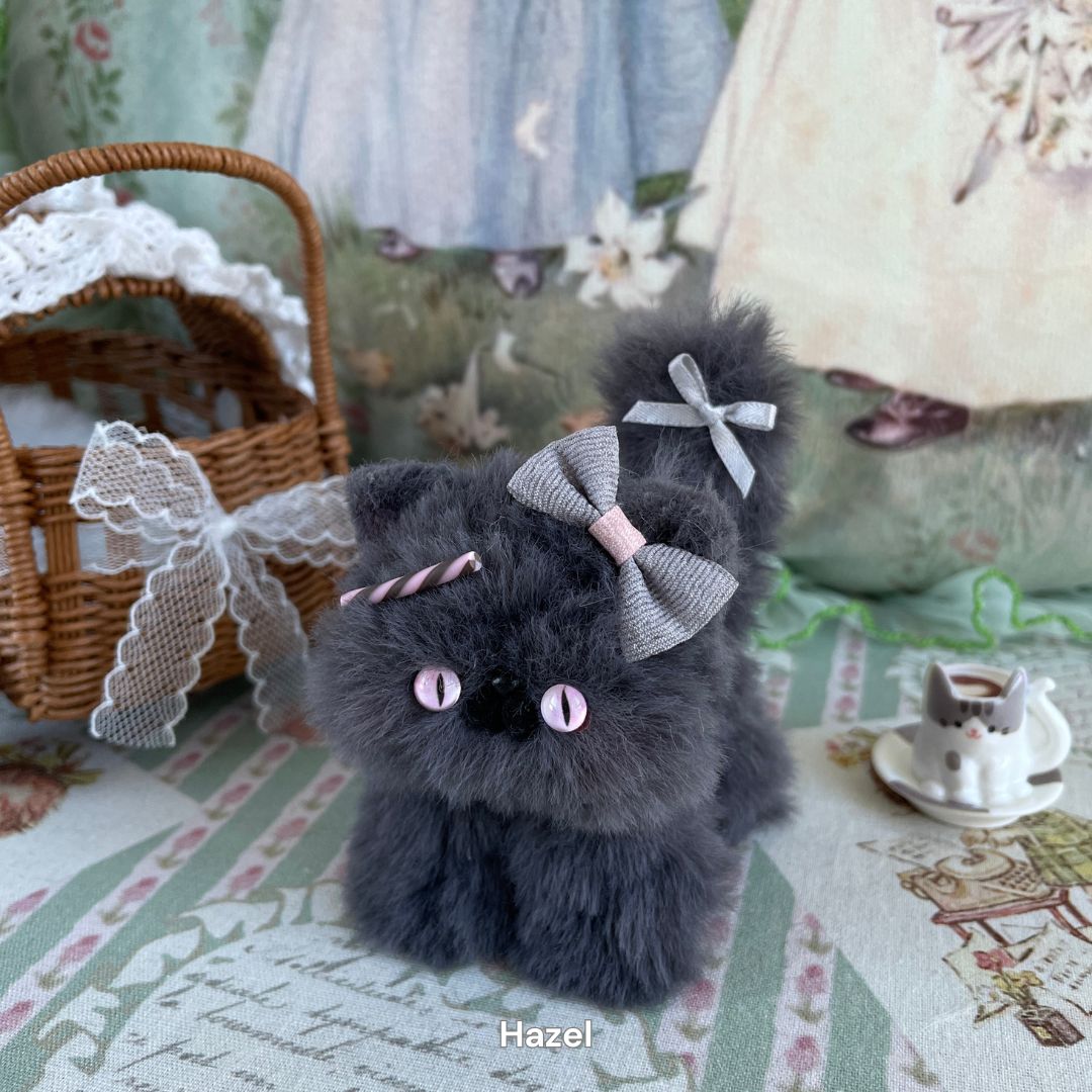 Handmade Fluffy Kitten - Gray Collection