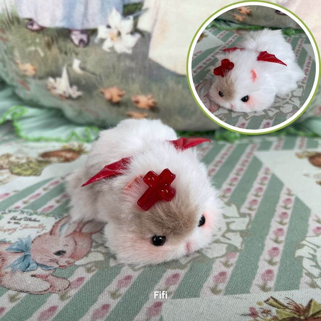 Lying Hamsters Figurines