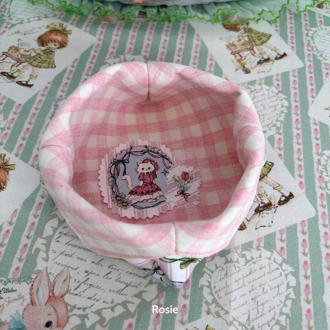 Gingham Cat Catch-All Tray