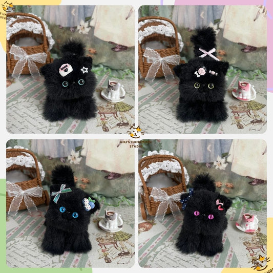 Handmade Fluffy Kitten - Black Collection