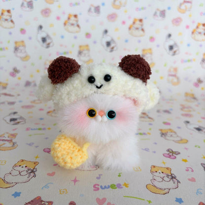 Fluffy Hoodie Kittens
