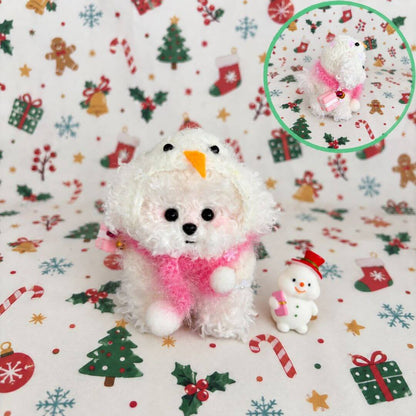 Christmas Bunny & Puppy