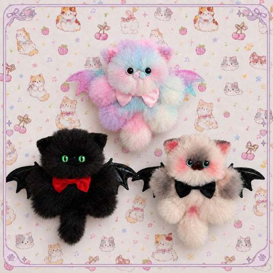 Winged Kitty Pendants