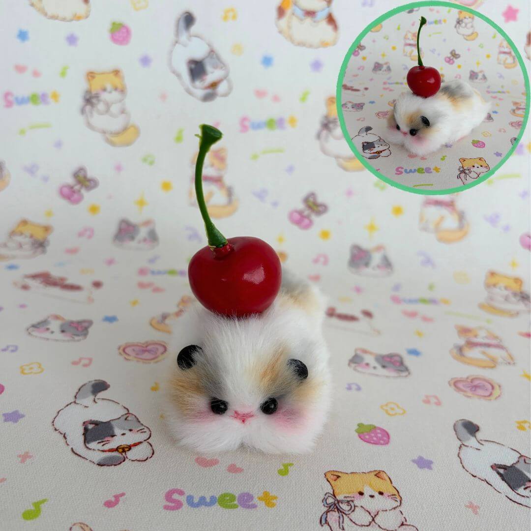 Lying Hamsters Figurines