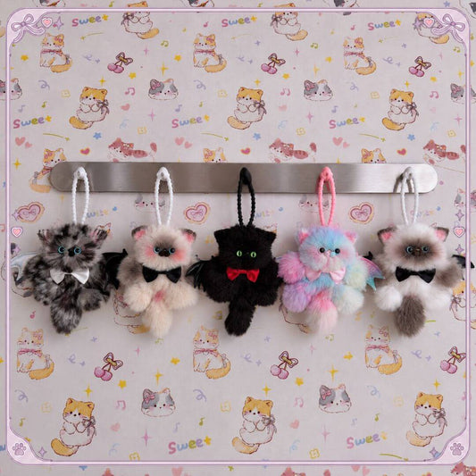 Winged Kitty Pendants