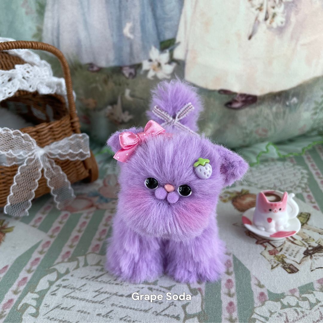 Handmade Fluffy Kitten - Fruity Collection