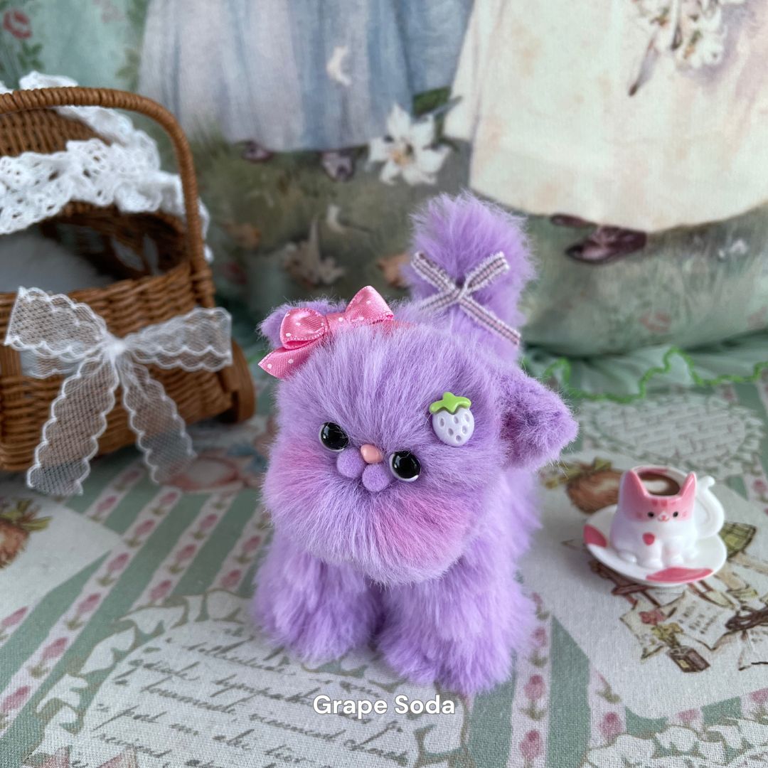 Handmade Fluffy Kitten - Fruity Collection