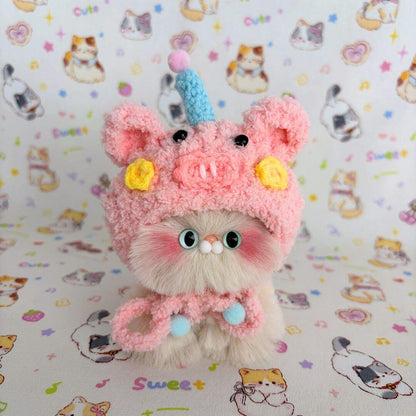 Fluffy Hoodie Kittens