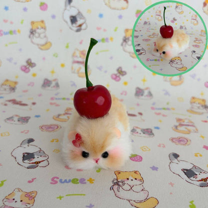 Lying Hamsters Figurines