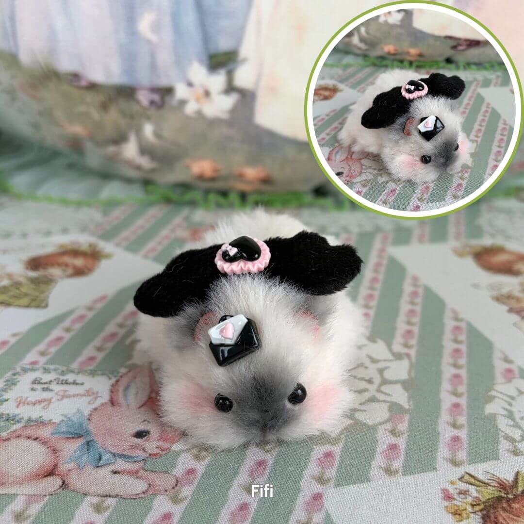 Lying Hamsters Figurines