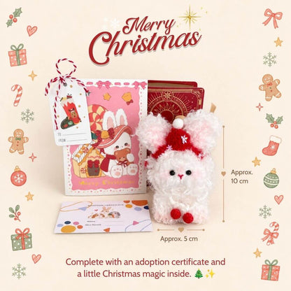 Christmas Bunny & Puppy