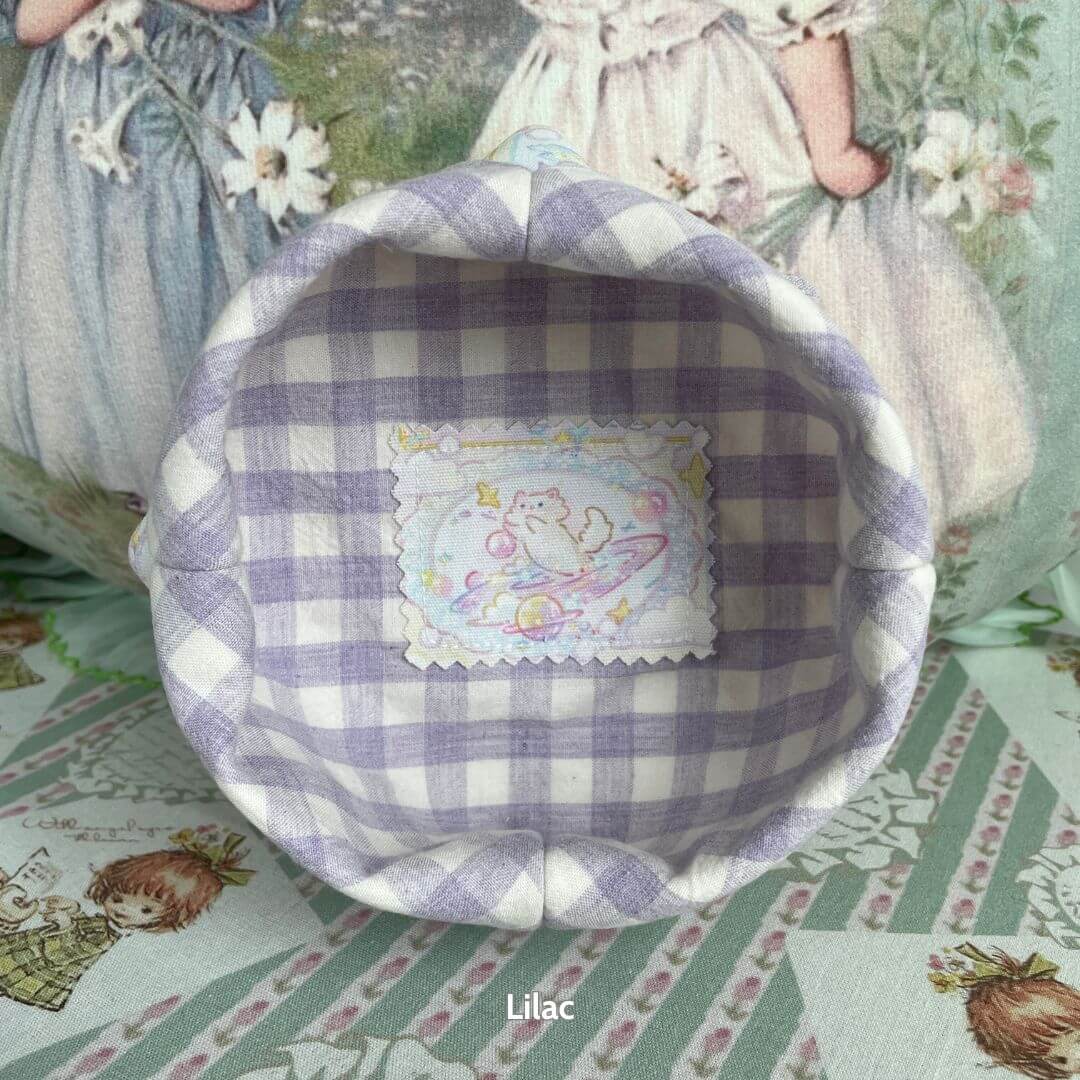 Gingham Cat Catch-All Tray