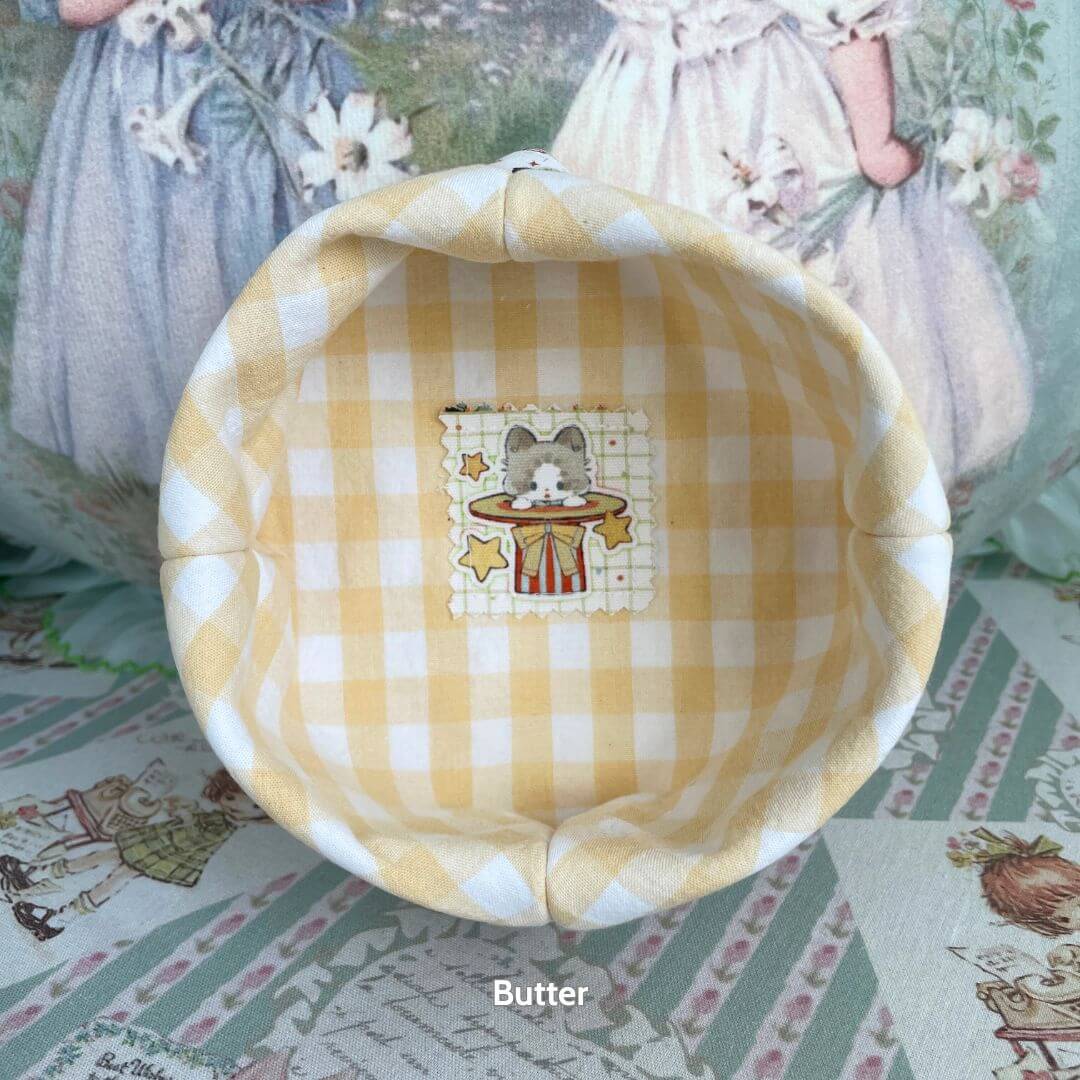 Gingham Cat Catch-All Tray